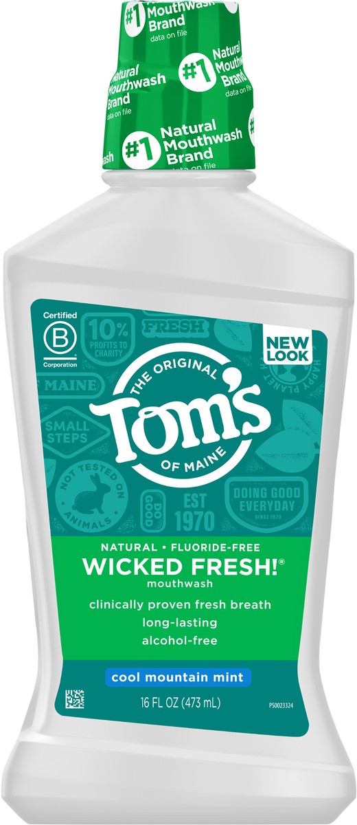 slide 2 of 3, Tom's of Maine Tom's Of Maine Wicked Fresh Mint Mouthwash, 16 oz