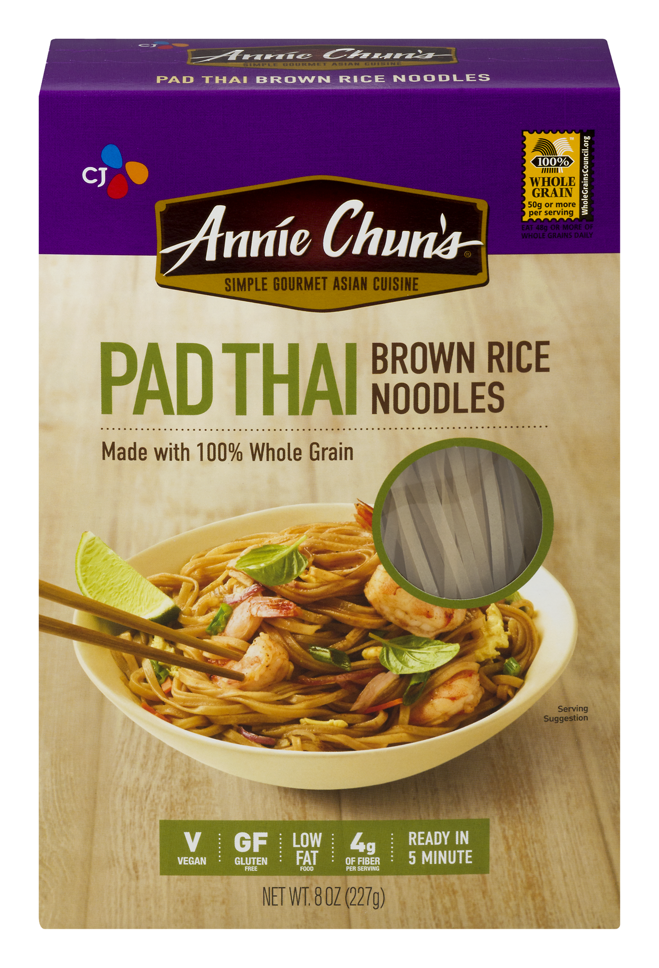 slide 1 of 14, Annie Chun's Pad Thai Brown Rice Noodles, 0.5 lb