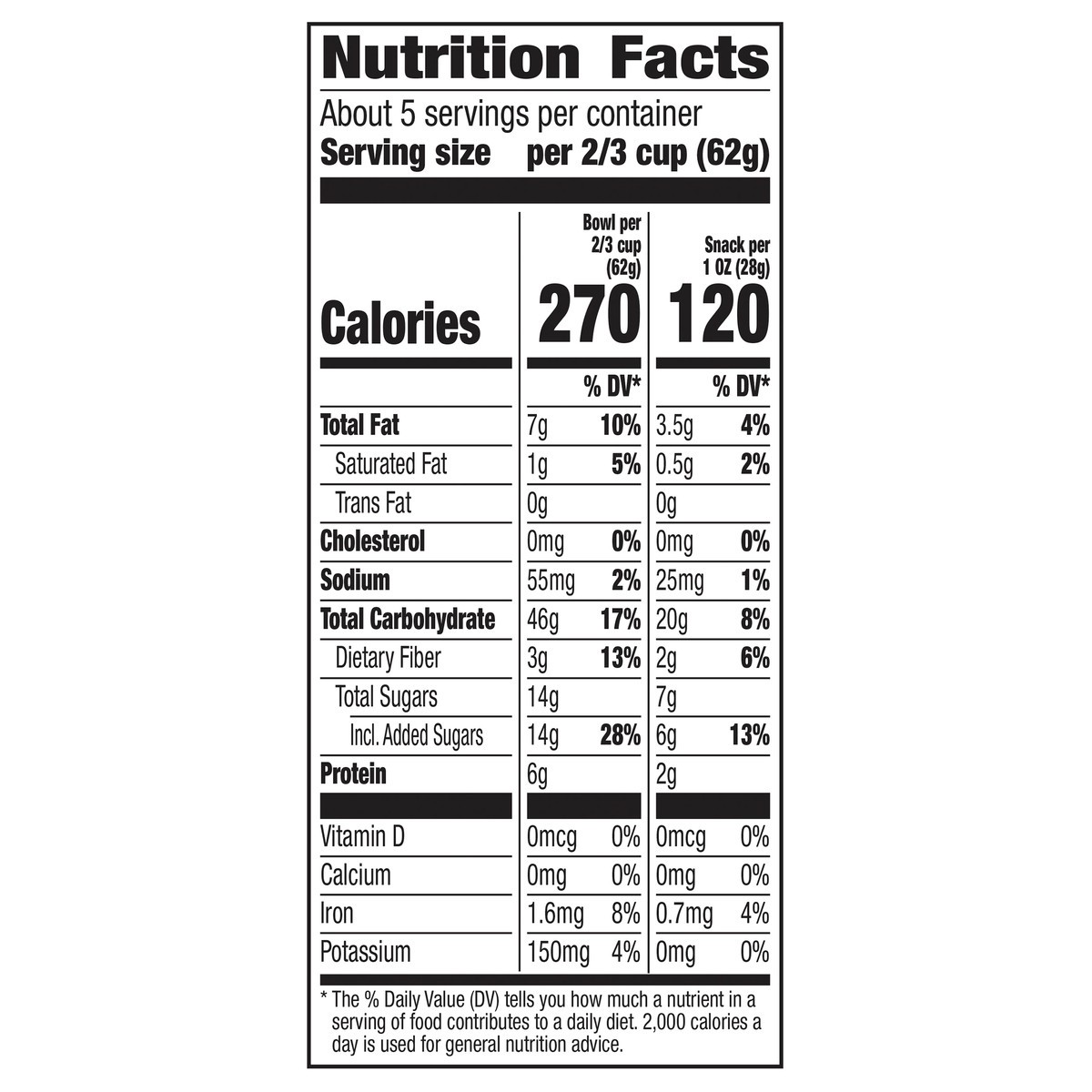 slide 2 of 14, Cascadian Farm Organic Granola, Oats and Honey Cereal, Resealable Pouch, 11 oz., 11 oz