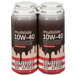 Hi-Wire Brewing Imperial Stout Mudslide 10W-40 Beer - 4 x 1 pint Cans