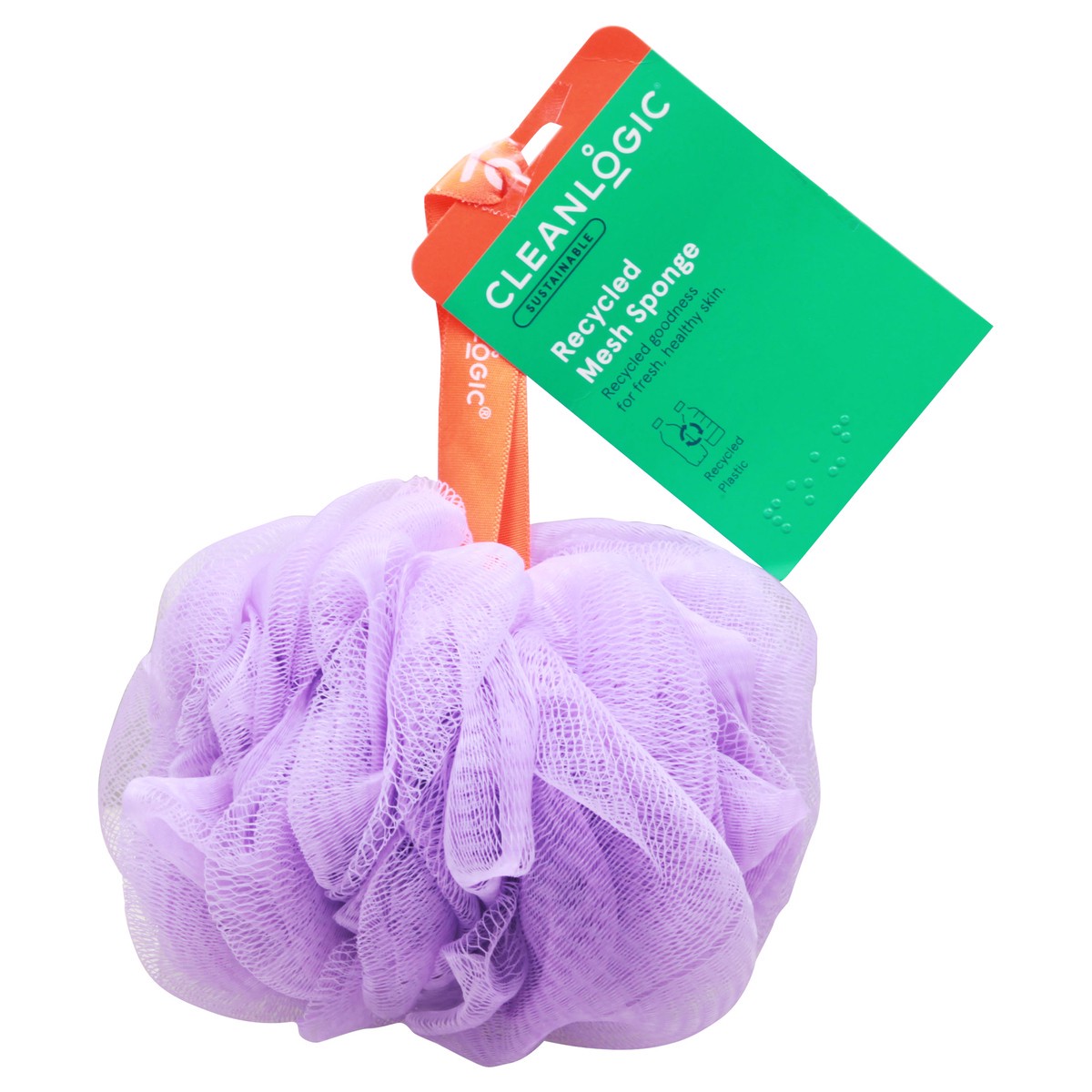 slide 7 of 12, cleanlogic Recycled Mesh Sponge 1 ea, 1 ct