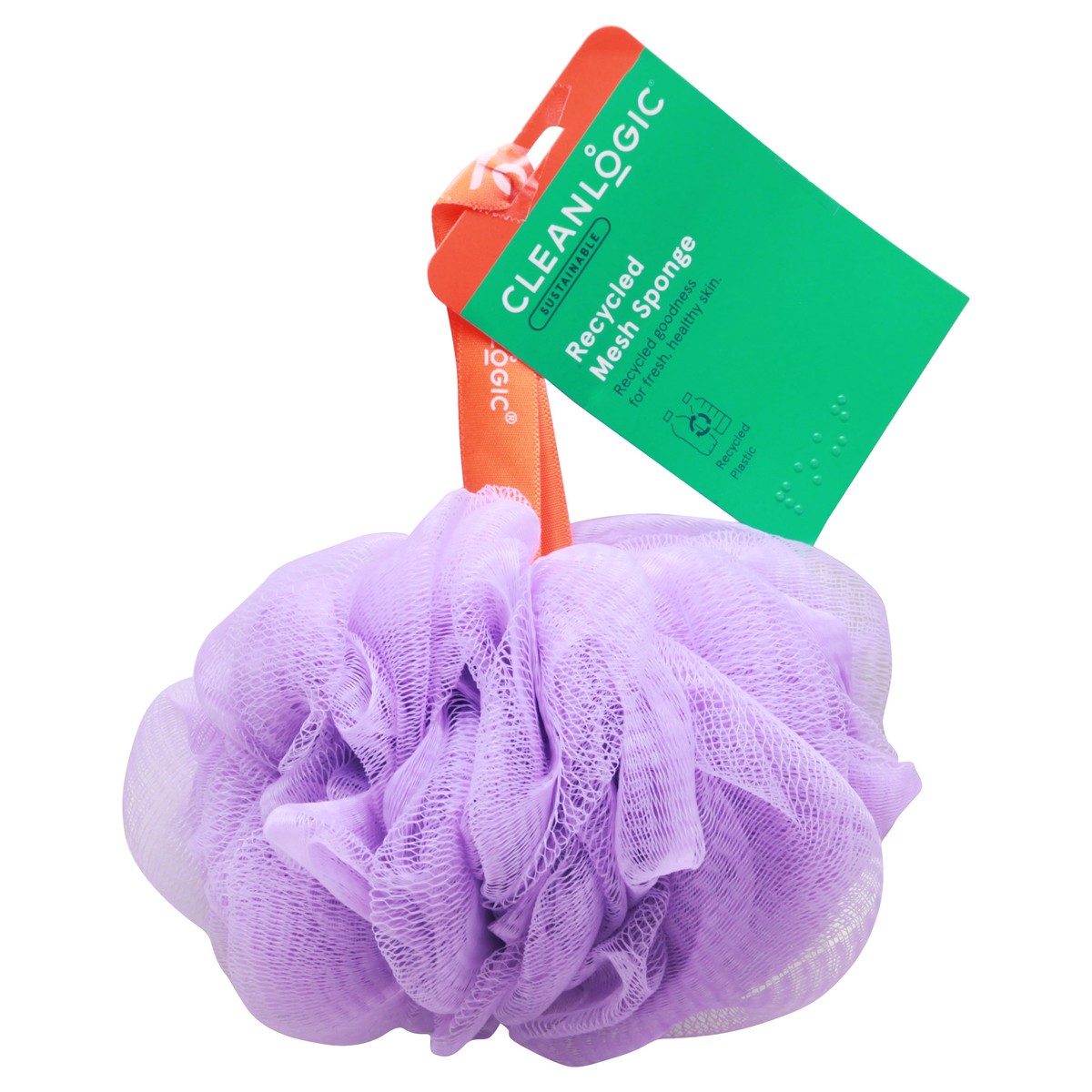 slide 2 of 12, cleanlogic Recycled Mesh Sponge 1 ea, 1 ct