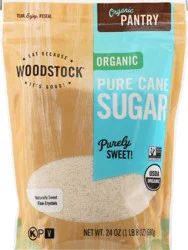 Woodstock Organic Pure Cane Sugar 24 oz