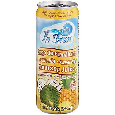 slide 1 of 1, La Brisa Jugo&nbsp;de Guanabana Pineapple Soursop Juice, 11.1 oz