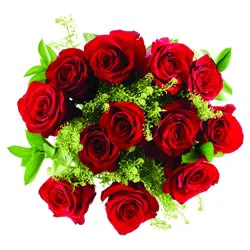Nob Hill Trading Co. Dozen Red Rose Flower Bouquet - 1 Each