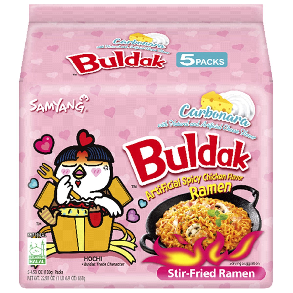 slide 1 of 1, Samyang Oriental Carbonara Ramen 5Pkg, 5 ct