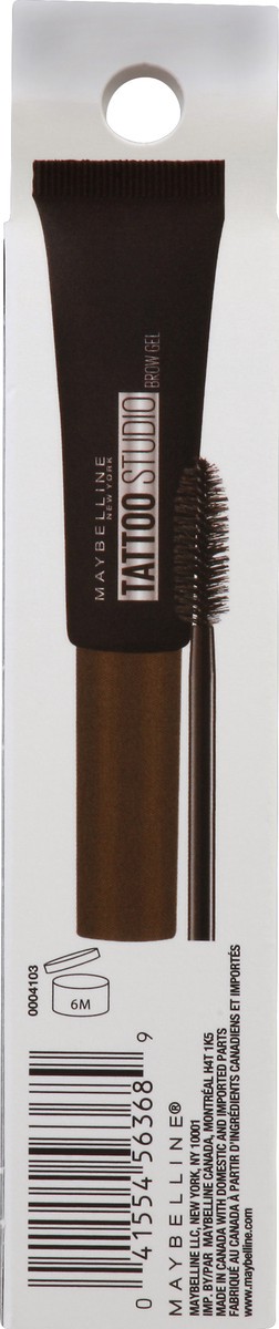 slide 6 of 6, Tattoo Studio Waterproof Eyebrow Gel, Chocolate Brown, 0.23 oz