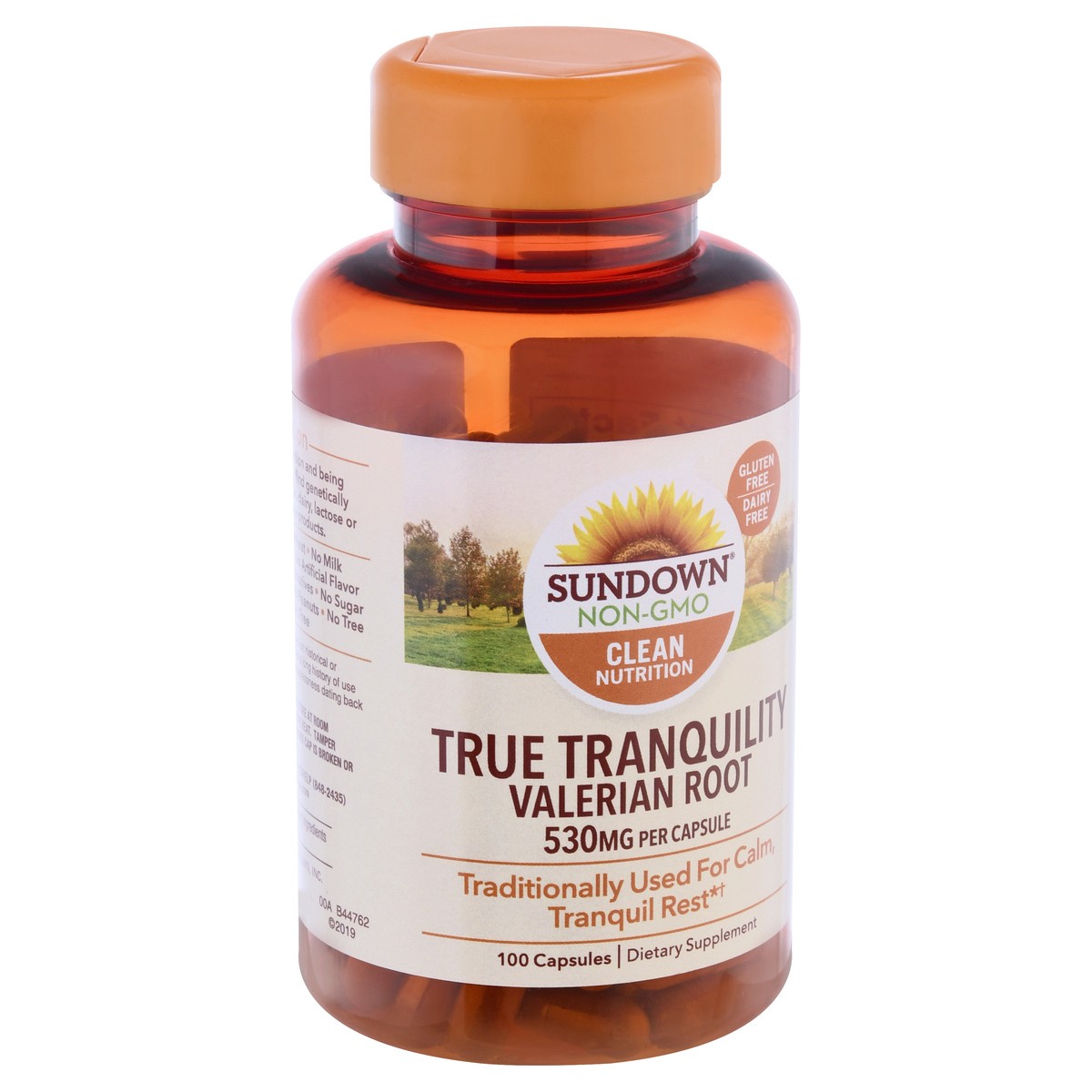 slide 2 of 9, Sundown Non-GMO 530 mg Capsules True Tranquility Valerian Root 100 ea, 100 ct