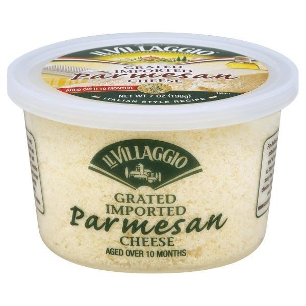 slide 1 of 1, Il Villaggio Grated Parmesan Cheese, 7 oz
