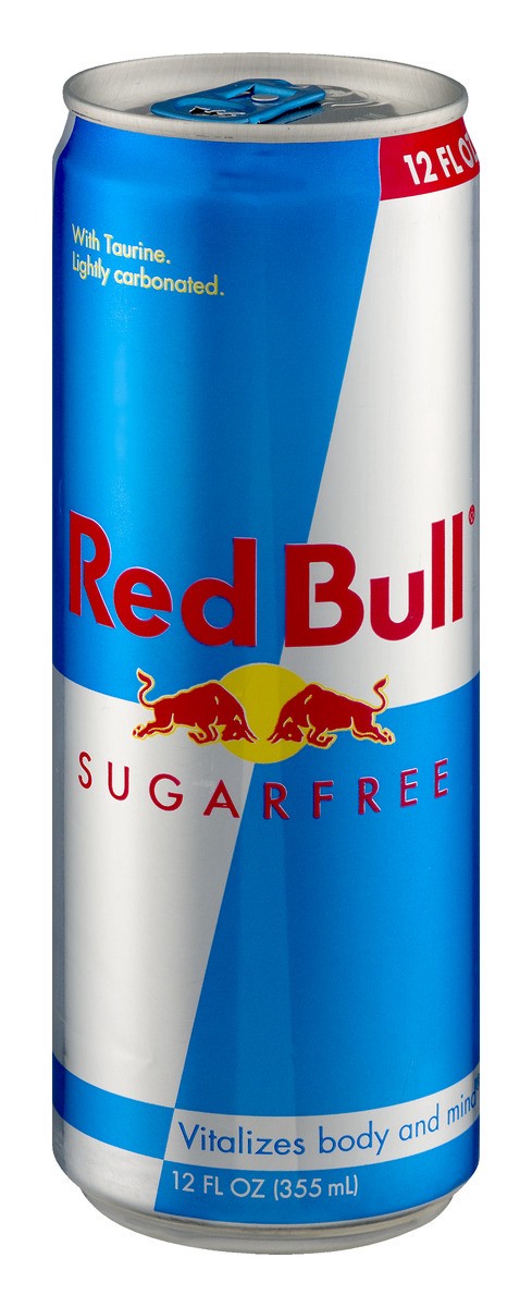slide 1 of 1, 12-fl oz Red Bull Sugarfree, 12 fl oz