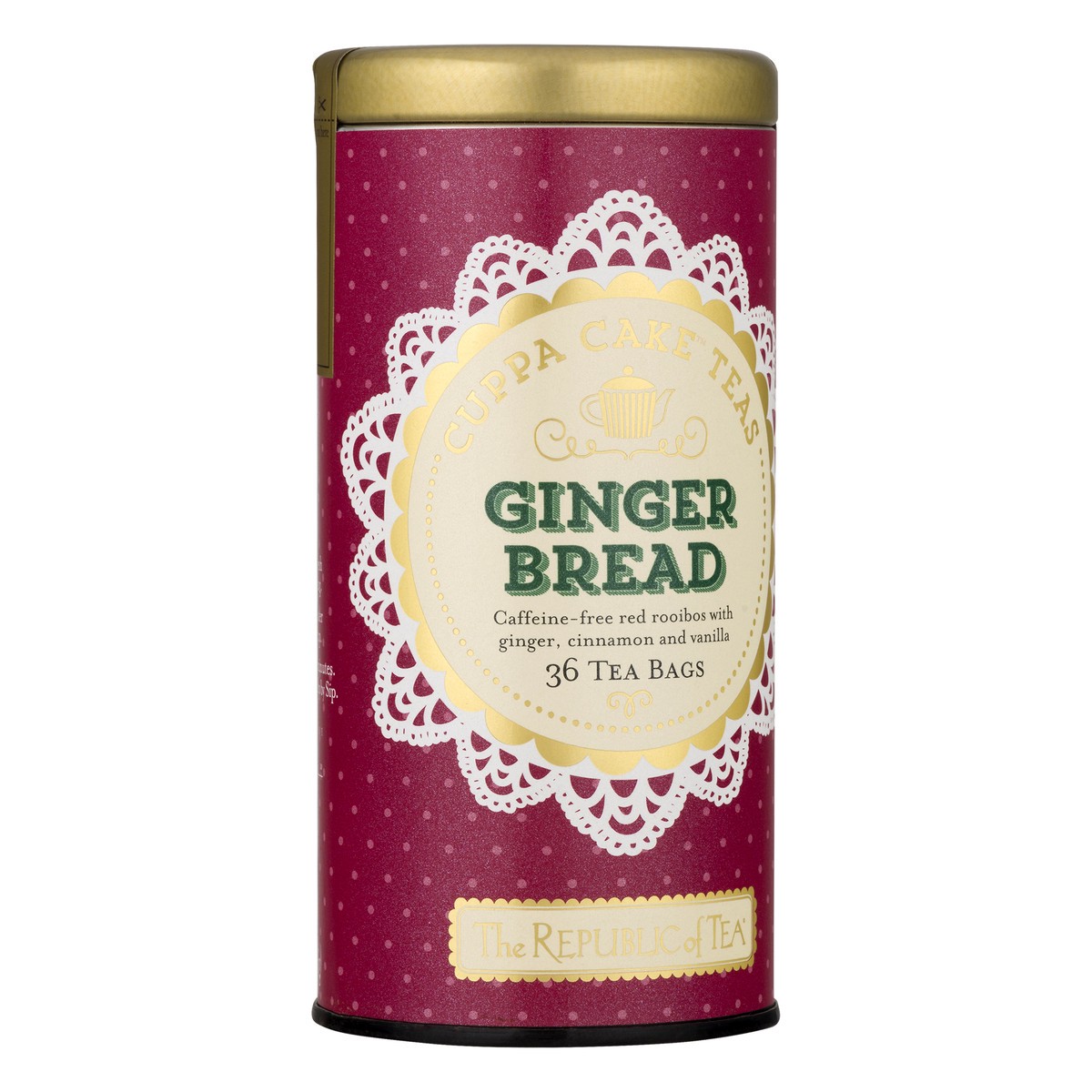 slide 5 of 10, The Republic of Tea Tea Bags Cuppa Cake Ginger Bread Teas - 36 ct, 36 ct