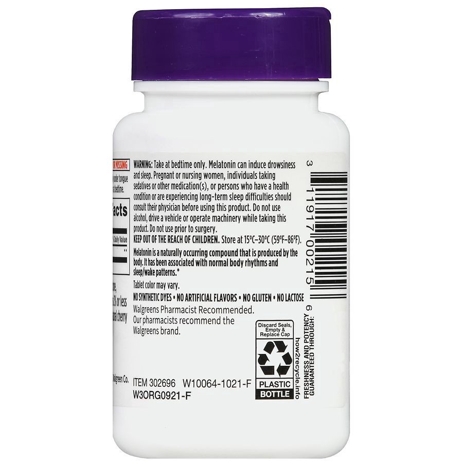 slide 2 of 5, Walgreens Melatonin 5mg, 150 ct