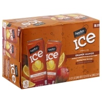 slide 1 of 1, Signature Select Ice Sparkling Orange Mango, 8 ct; 12 fl oz