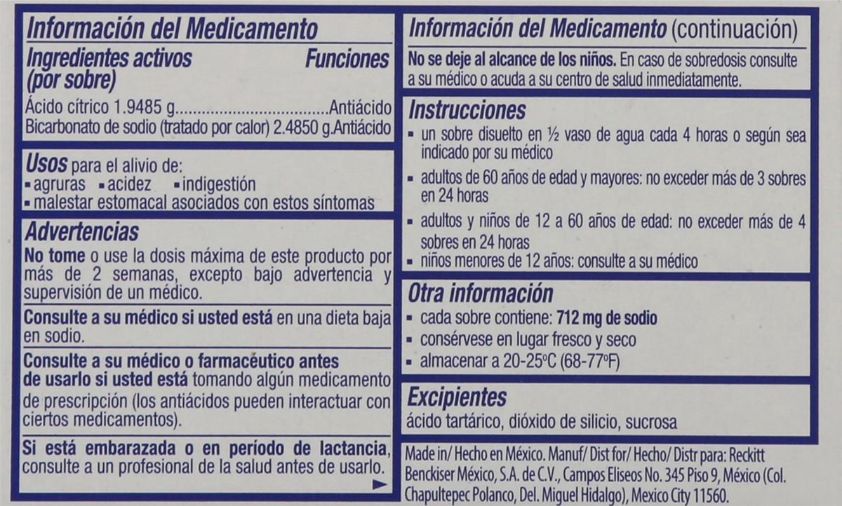 slide 3 of 9, Picot Sal De Uvas Antacid Packet, 12 ct