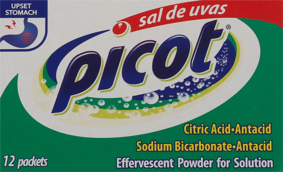 slide 7 of 9, Picot Sal De Uvas Antacid Packet, 12 ct