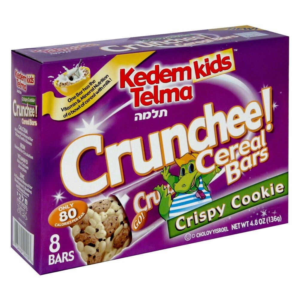 slide 1 of 4, Kedem Kids Telma Crispy Cookie Crunchee Cereal Bars, 8 ct