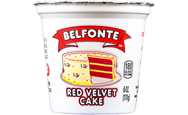 slide 1 of 1, Belfonte Lowfat Red Velvet Cake Yogurt, 6 oz