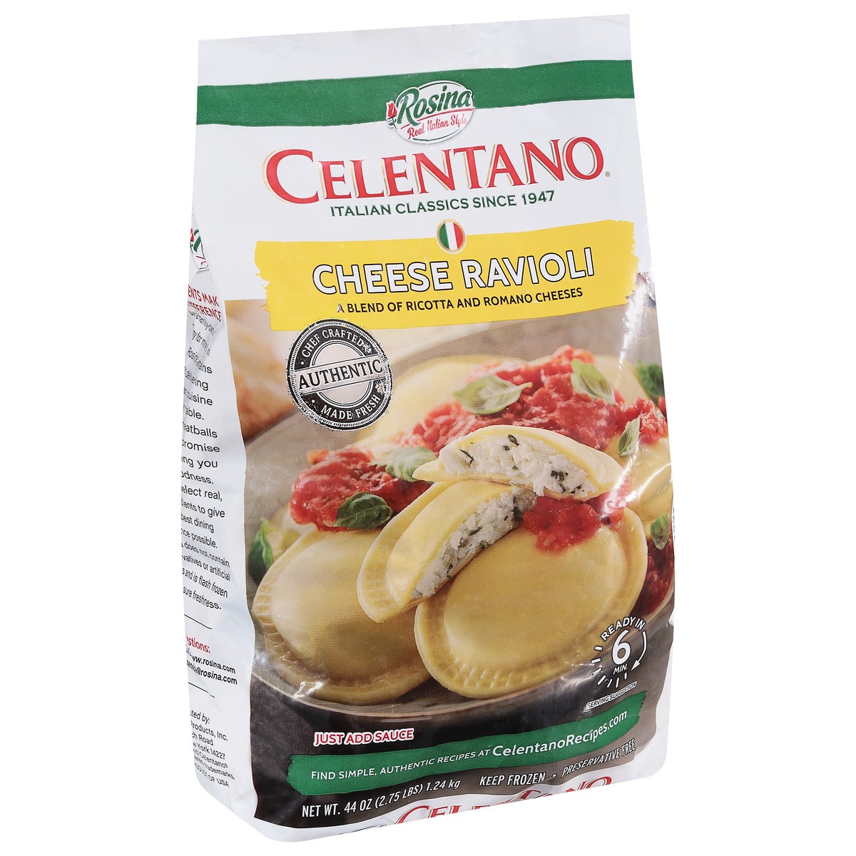 slide 11 of 12, Celentano Cheese Ravioli 44 oz, 44 oz