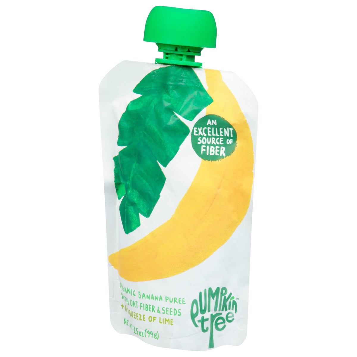 slide 4 of 9, Pumpkin Tree Organic Banana Puree with Oat Fiber & Seeds 3.5 oz, 1 ct