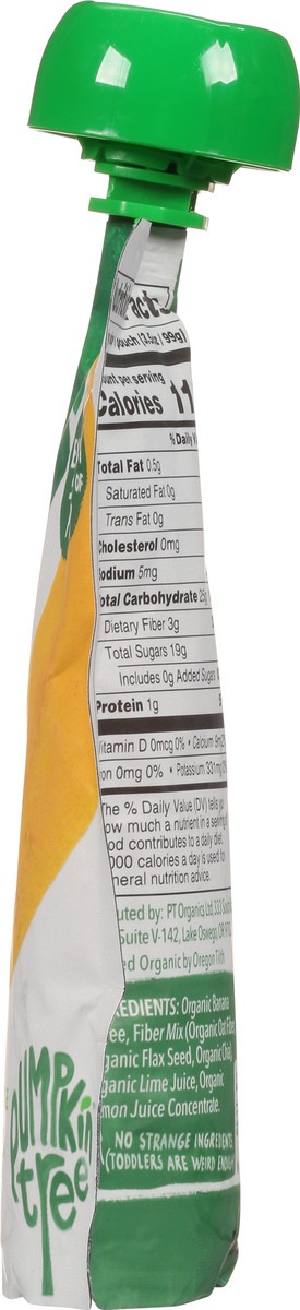 slide 8 of 9, Pumpkin Tree Organic Banana Puree with Oat Fiber & Seeds 3.5 oz, 1 ct