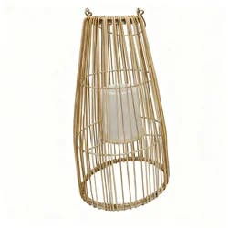 ROOM & RETREAT Rr Rattan Lantern 20.5 Inch