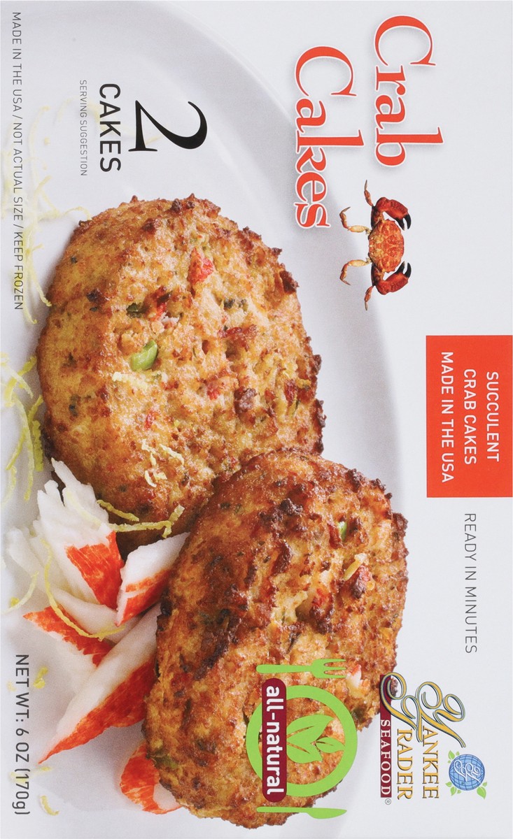 slide 4 of 18, Yankee Trader Seafood Crab Cakes, 6 oz