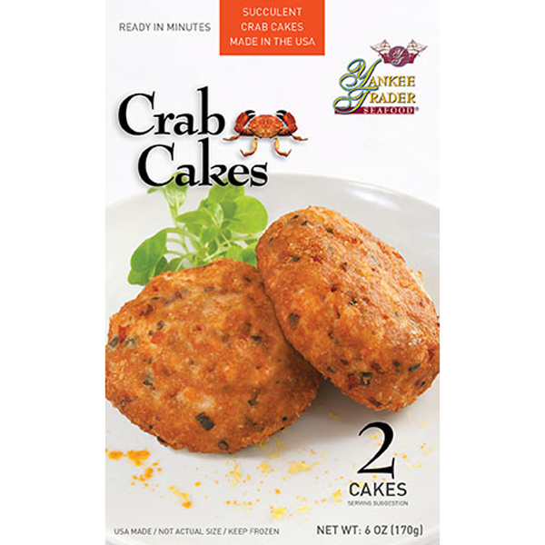 slide 1 of 1, Yankee Trader Seafood Crab Cakes, 6 oz