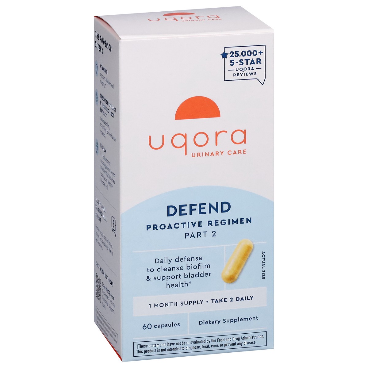 slide 12 of 15, Uqora Defend Capsules, 60 ct