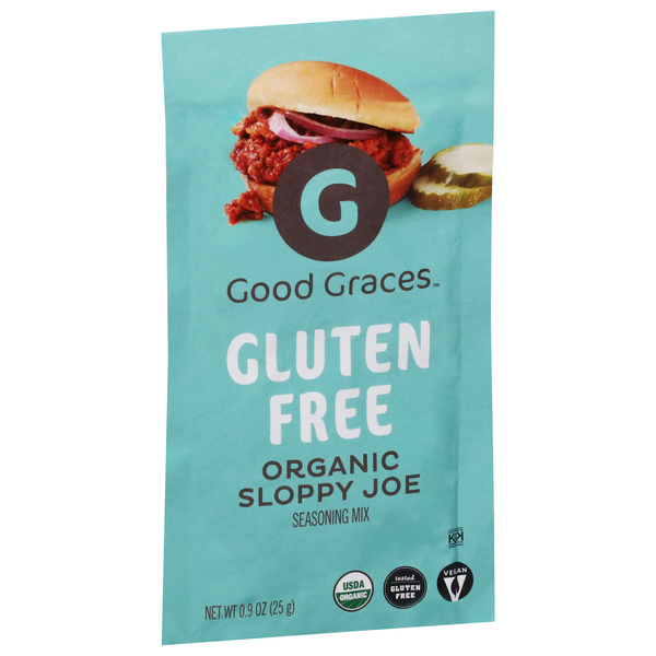 slide 1 of 1, Good Graces Organic Sloppy Joe Mix - 0.9 oz, 0.9 oz