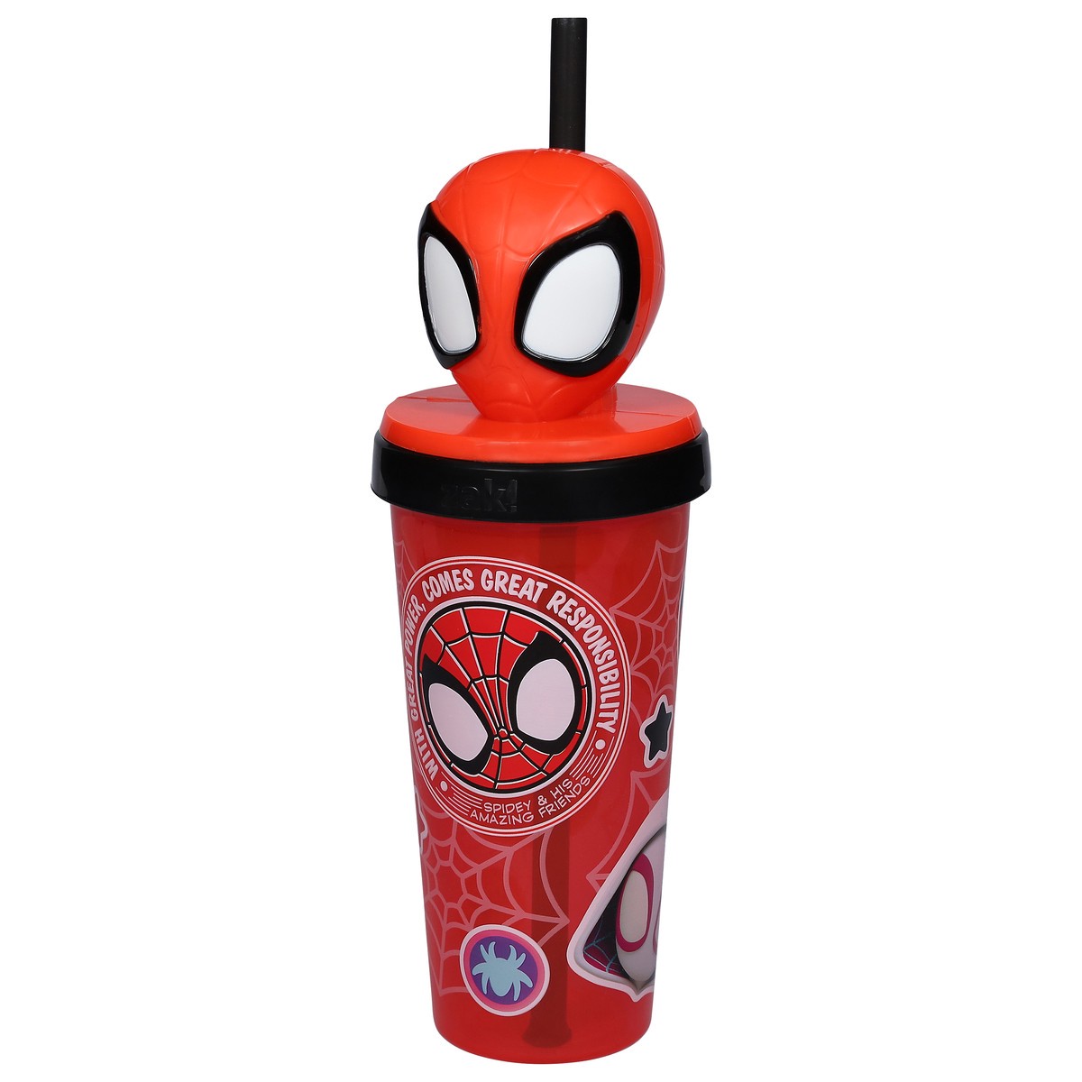 slide 3 of 9, Zak! Designs 18 Ounce SpiderMan-AmzFriend Super Slipper Tumbler 1 ea, 1 ct