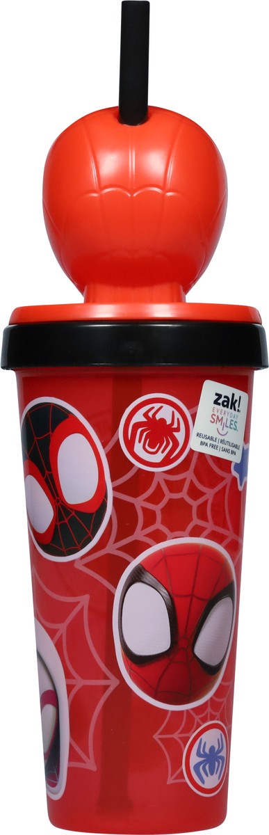slide 9 of 9, Zak! Designs 18 Ounce SpiderMan-AmzFriend Super Slipper Tumbler 1 ea, 1 ct
