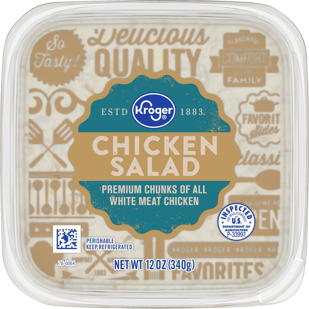 slide 2 of 4, Kroger Chicken Salad, 12 oz