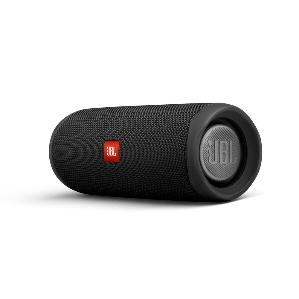 slide 3 of 5, JBL Flip 5 Portable Bluetooth Speaker, Black, JBLflip5Blkam, 8 in x 3.8 in x 3.1 in