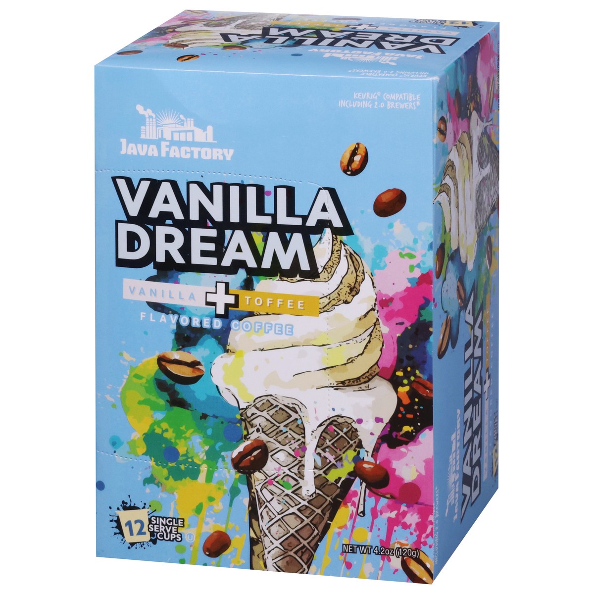 slide 6 of 13, Java Factory Coffee K Cup Vanilla Dream, 12 ct