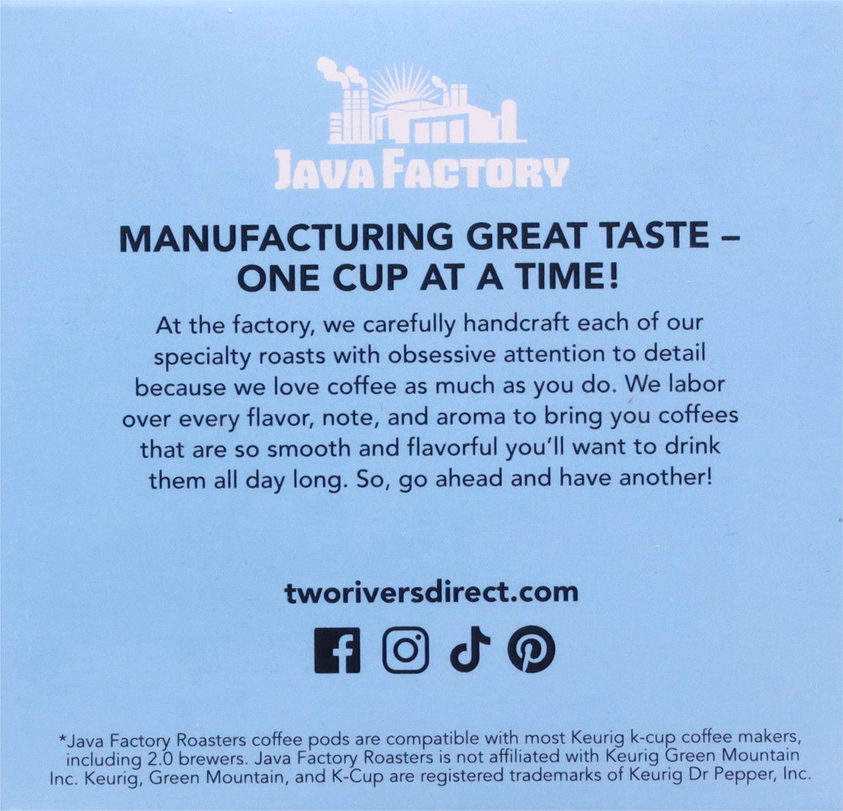 slide 7 of 13, Java Factory Coffee K Cup Vanilla Dream, 12 ct