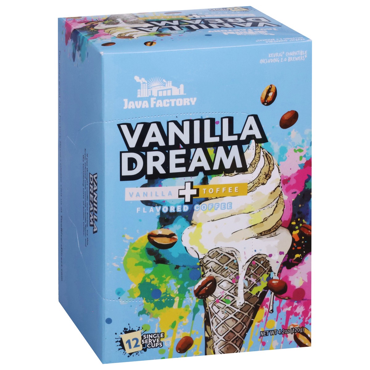 slide 9 of 13, Java Factory Coffee K Cup Vanilla Dream, 12 ct