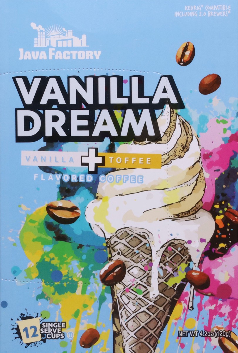 slide 3 of 13, Java Factory Coffee K Cup Vanilla Dream, 12 ct