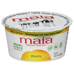 Maia Grass-fed Peach Greek Yogurt