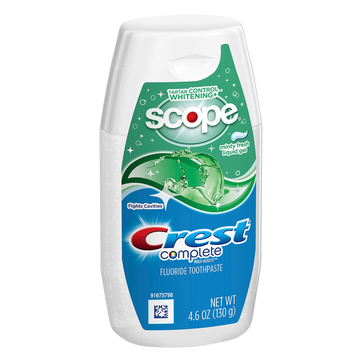 slide 5 of 8, Crest Whitening Toothpaste Plus Scope Gel, 4.6 oz
