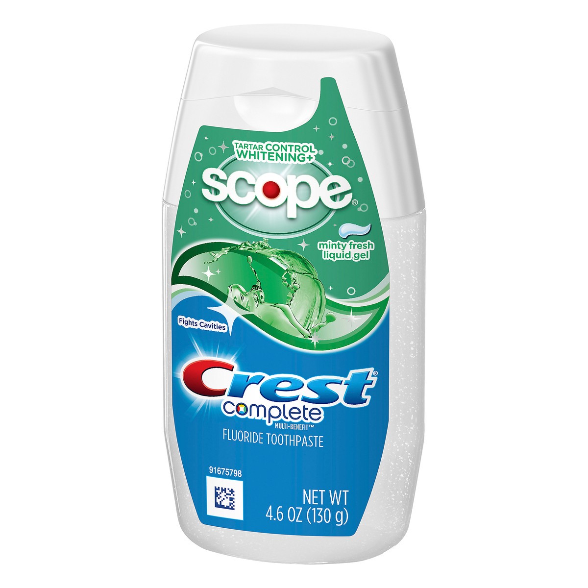 slide 6 of 8, Crest Whitening Toothpaste Plus Scope Gel, 4.6 oz
