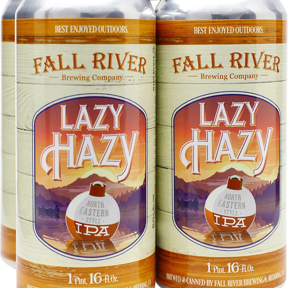 slide 1 of 1, Fall River Lazy Hazy Ne Ipa, 4 ct; 16 oz