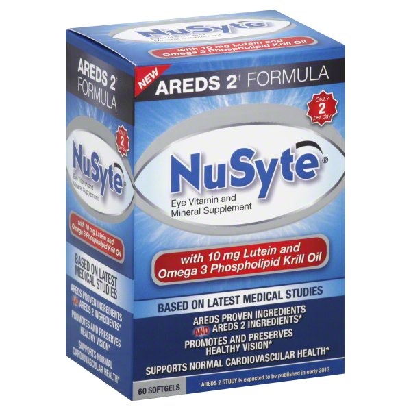 slide 1 of 1, NuSyte Eye Vitamin And Mineral Supplement Softgels, 60 ct