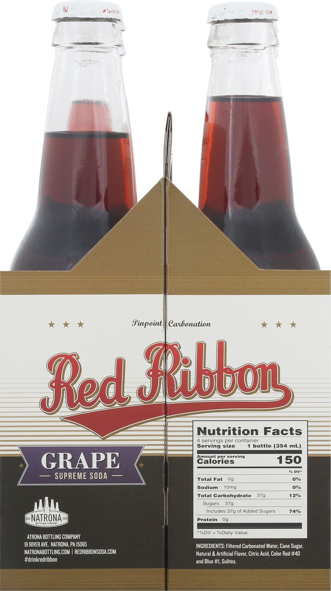 slide 2 of 13, Red Ribbon Grape Soda - 48 oz, 48 oz