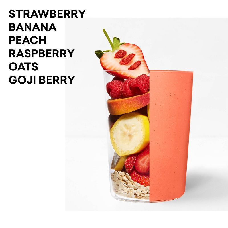 slide 7 of 8, Daily Harvest Strawberry + Peach Smoothie 8 oz, 8 oz