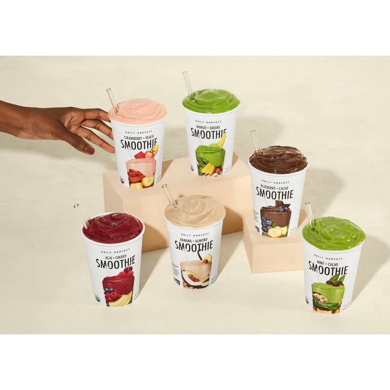 slide 5 of 8, Daily Harvest Strawberry + Peach Smoothie 8 oz, 8 oz