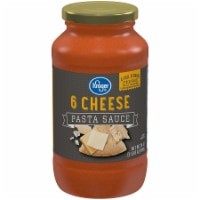 slide 1 of 1, Kroger Homestyle Six Cheese Pasta Sauce - 24 oz, 24 oz