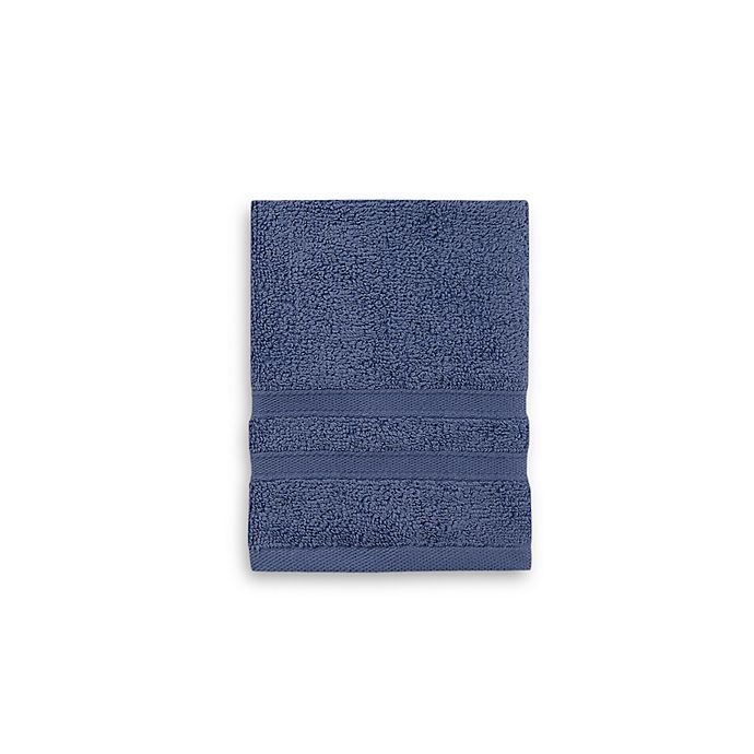 slide 1 of 3, Wamsutta Ultra Soft MICRO COTTON Washcloth - Denim Blue, 1 ct