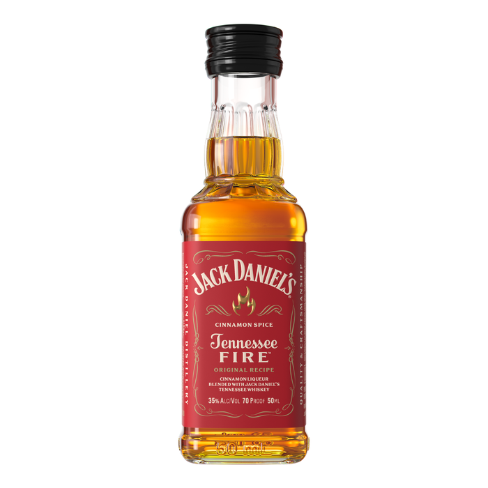 slide 1 of 5, Jack Daniel's Tennessee Fire Whiskey Specialty, 50mL, 70 Proof, 500 ml