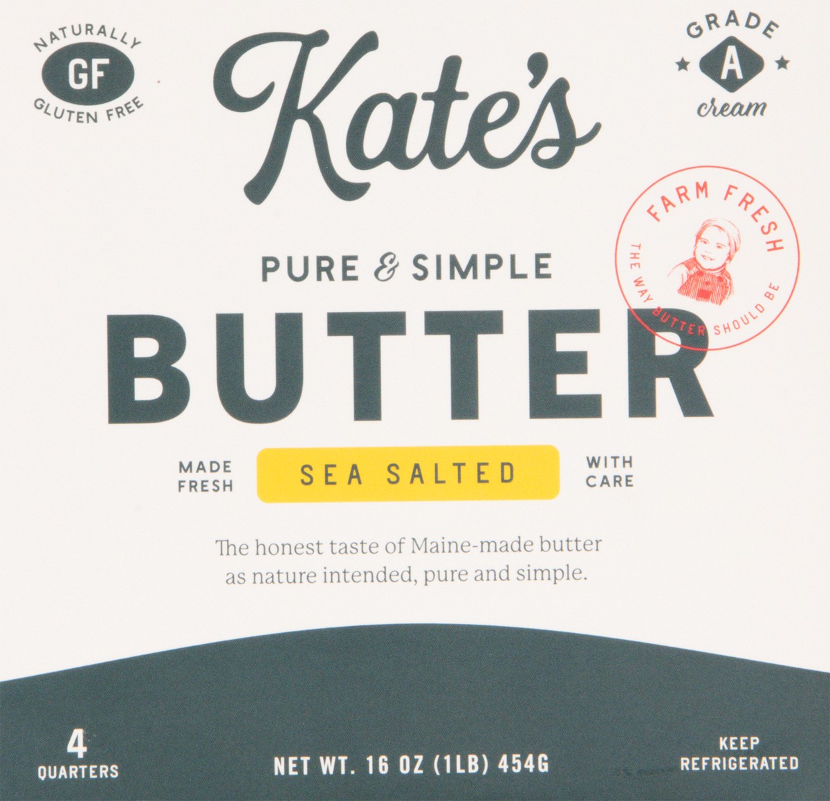 slide 11 of 14, Kate's Homemade Butter - Sea Salted, 16 oz