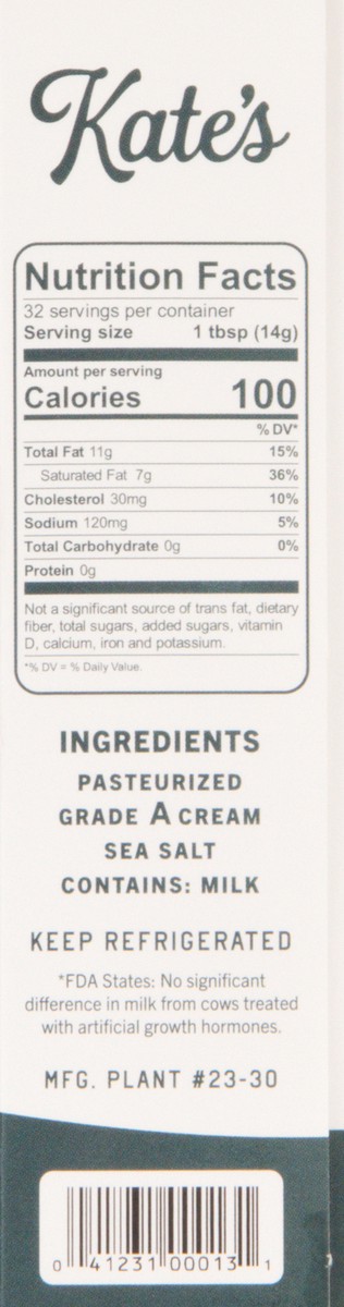 slide 12 of 14, Kate's Homemade Butter - Sea Salted, 16 oz